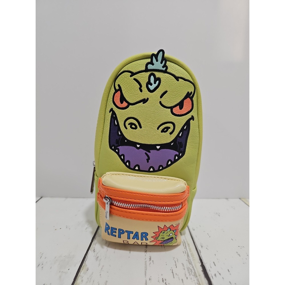 🚦Loungefly Nickelodeon Rugrats Reptar Pencil/Utility Case - New!
